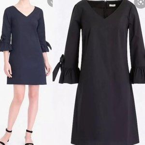 NWT Black Long Sleeve Bow Tie Dress